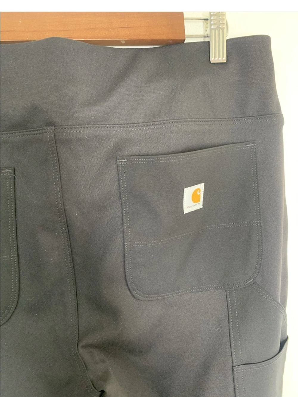 Carhartt Womens Black Force Fitted Lightweight Ankle Length Leggings Size L Tall - Picture 7 of 9